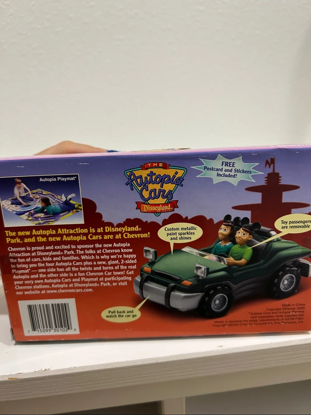 Vintage Y2K 2000 Disneyland Chevron 